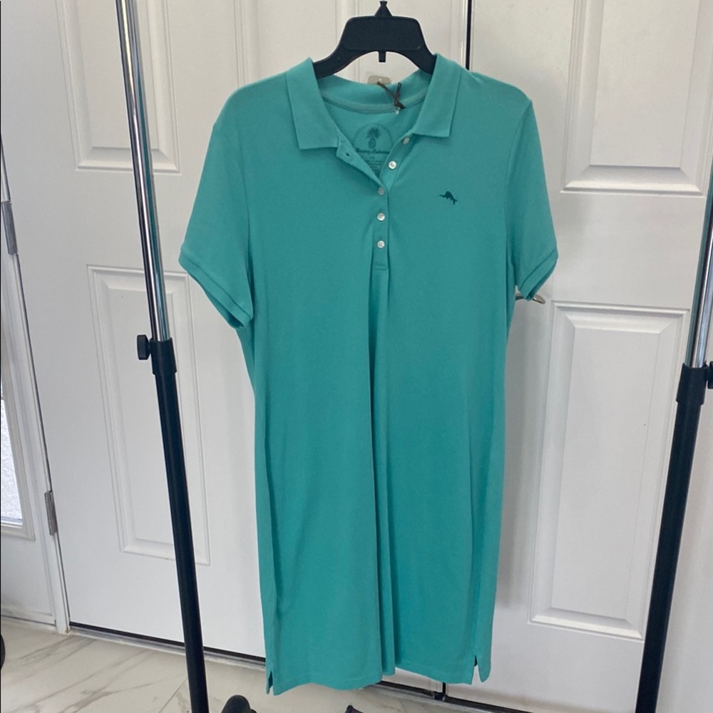 Tommy Bahama Turquoise Polo Dress